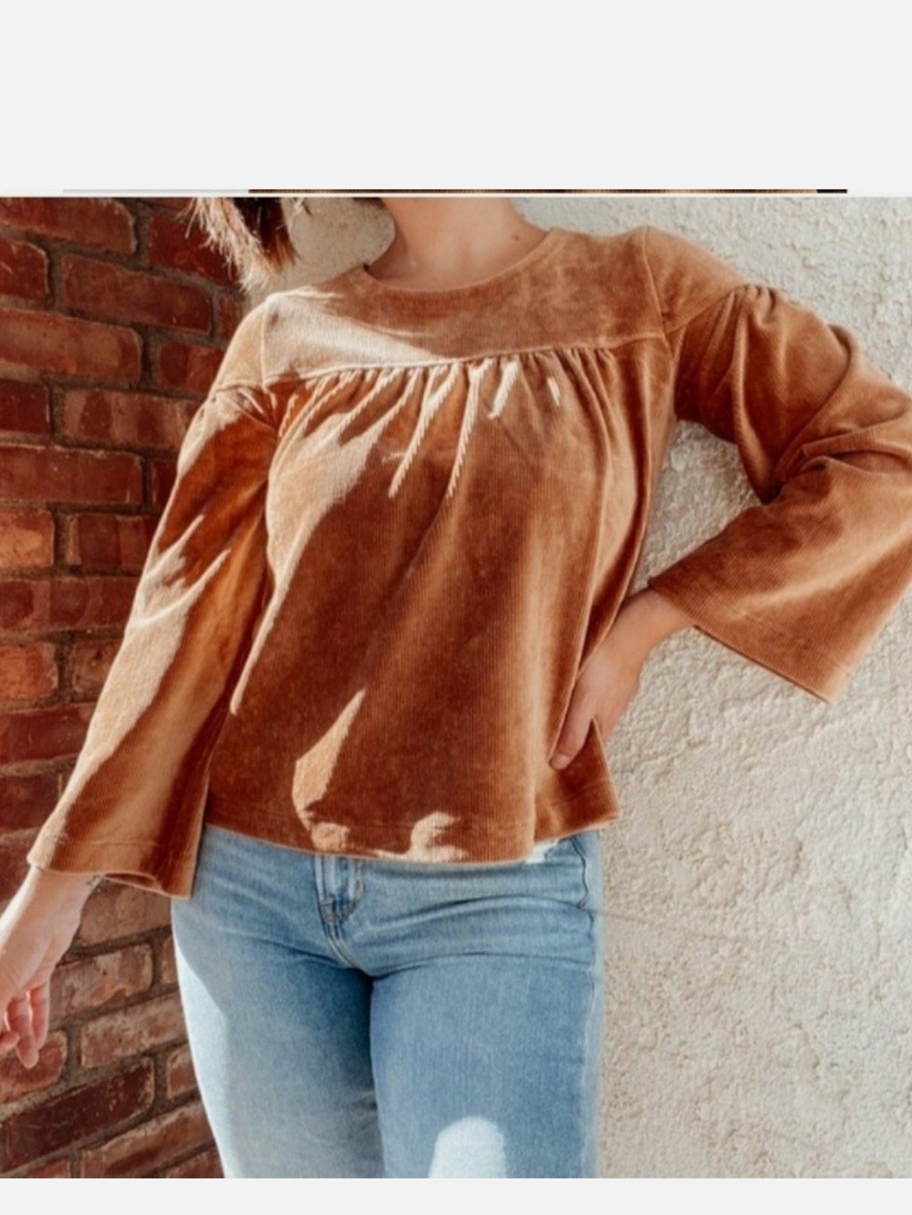 Madewell  Texture & Thread swing top